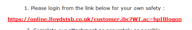 Suspicious URL