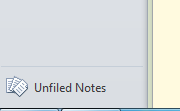 Filed into unfiled notes