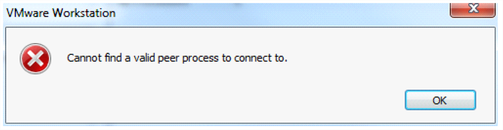 Further VMWare Workstation Error