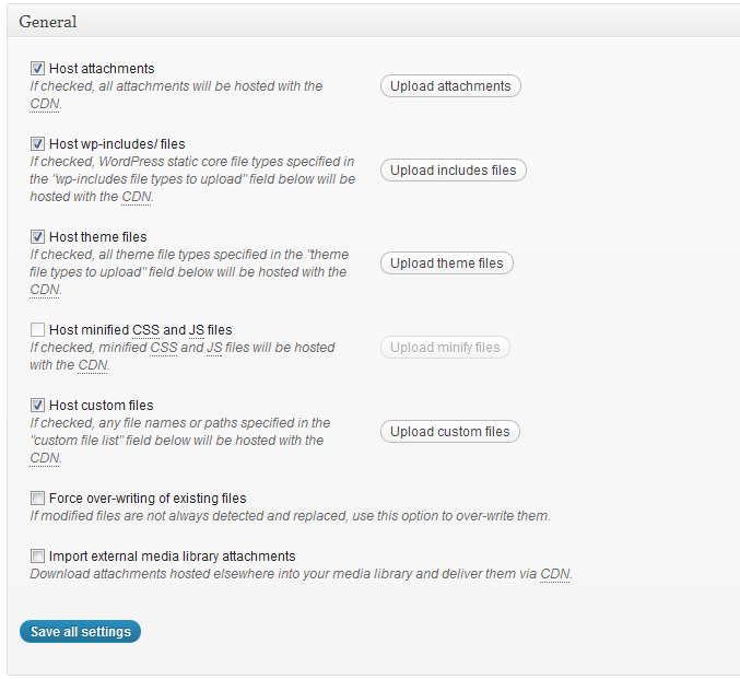 General Settings