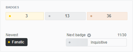 Stack Overflow Badges