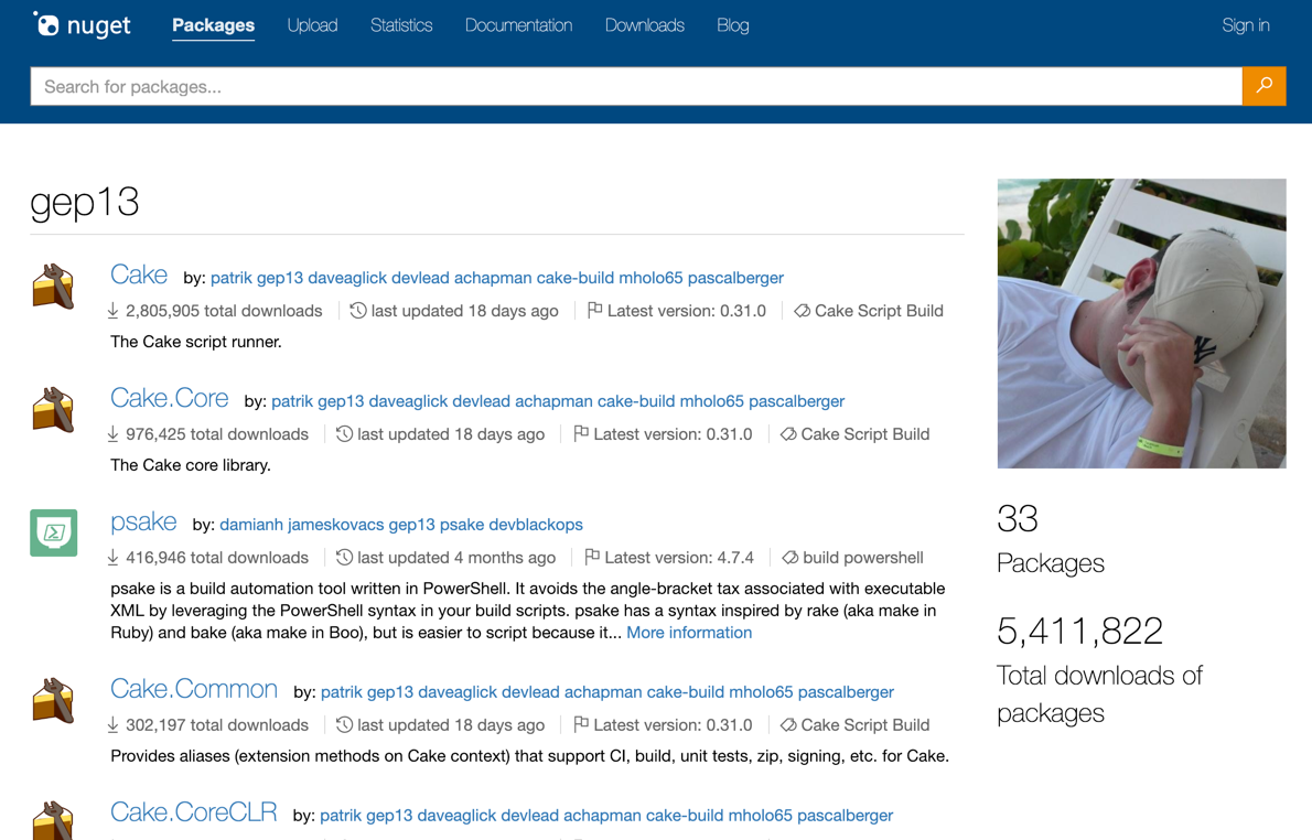 NuGet Profile