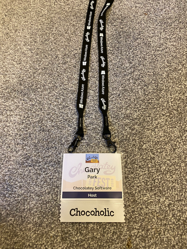 Chocolatey Fest Lanyard